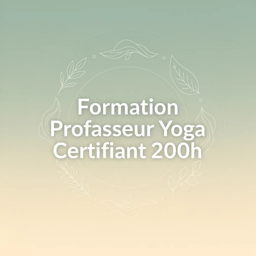 Formation Professeur Yoga Certifiant 200h